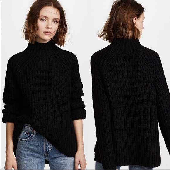 theory ribbed polo sweater